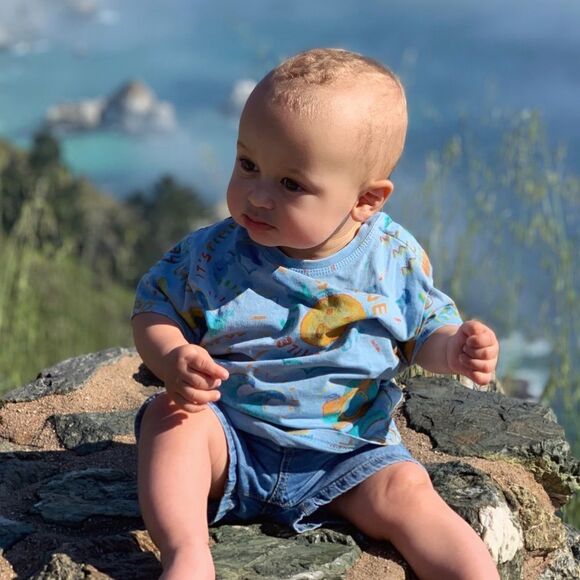 Zara Baby T-shirt and Jean Shorts - Picture 1 of 7
